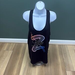 Zumba Fitness Black Racerback Athletic Top